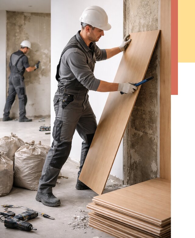 Демонтаж стеновых панелей в Краснотурьинске от 3722 руб. за м² быстро и недорого | ОТДЕЛОЧНИК-Кту