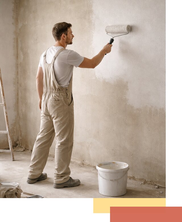 Грунтовка стен под отделку в Краснотурьинске профессиональным раствором