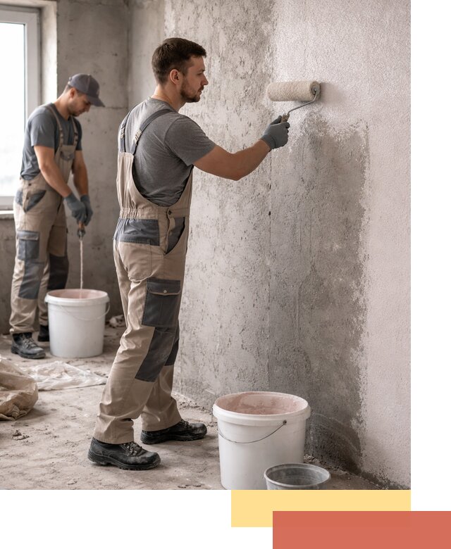 Нанесение бетоноконтакта на стены в Краснотурьинске для последующей отделки