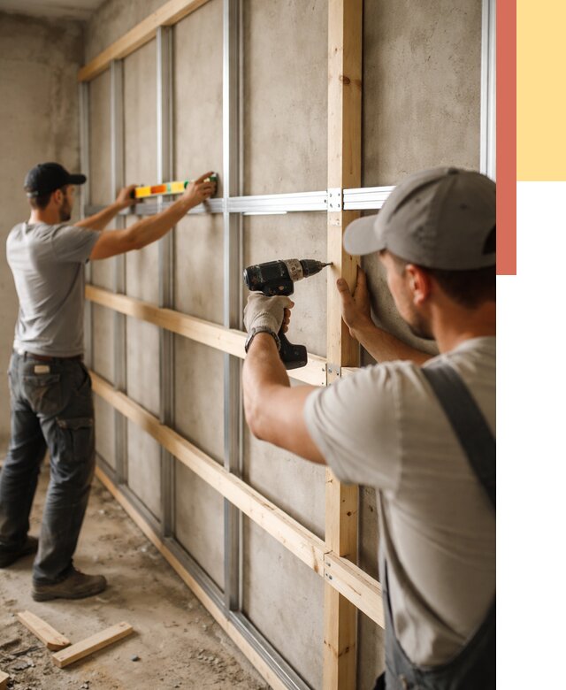 Устройство обрешетки под панели в Краснотурьинске от 2233 руб. — монтаж под ключ | ОТДЕЛОЧНИК-Кту