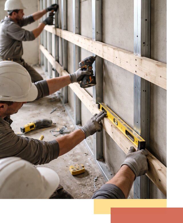 Устройство обрешетки под панели в Краснотурьинске