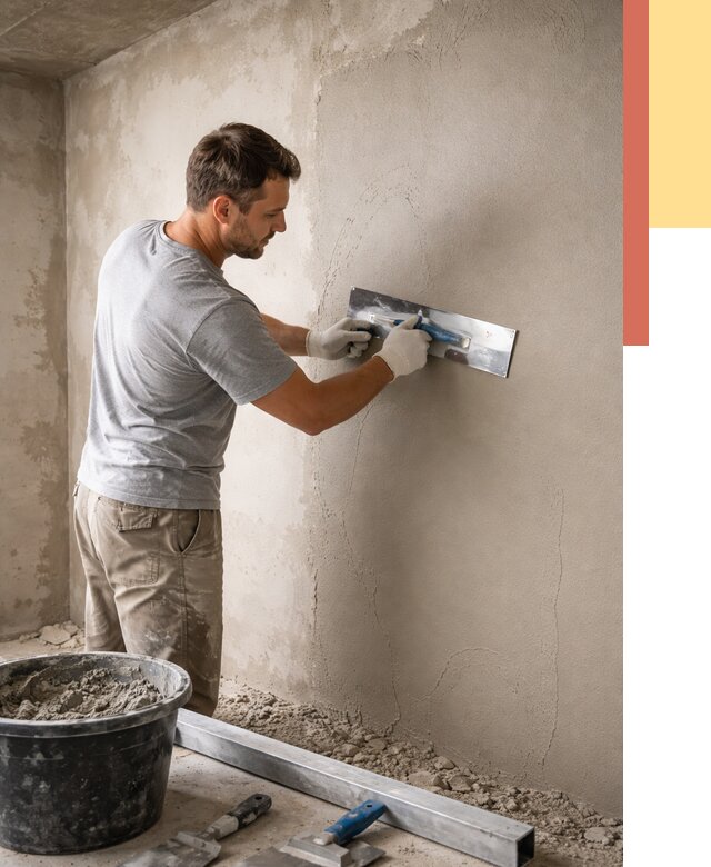 Штукатурка стен без маяков в Краснотурьинске от 7656 руб/м2 — услуги и цена | ОТДЕЛОЧНИК-Кту