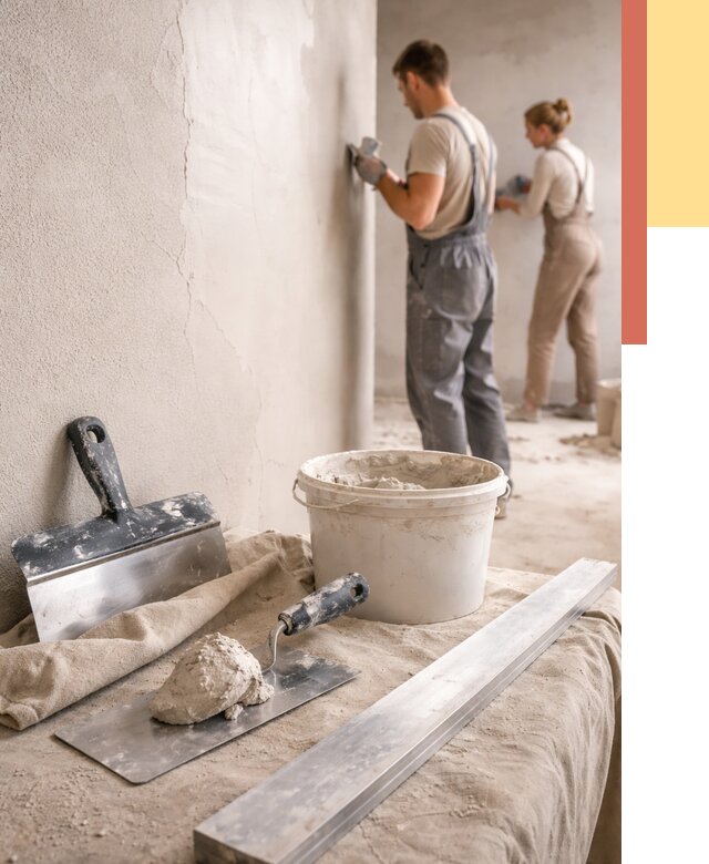 Штукатурка стен гипсовая в Краснотурьинске от 4785 руб/м2 — быстро и недорого | ОТДЕЛОЧНИК-Кту