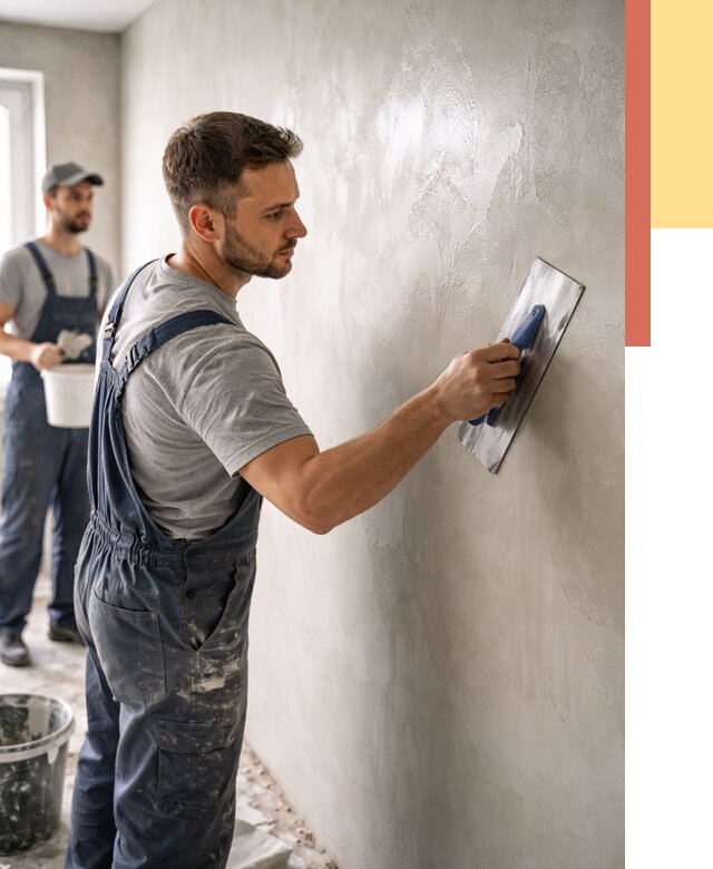 Глянцевание штукатурки стен в Краснотурьинске от 7975 руб. — услуги и затирка | ОТДЕЛОЧНИК-Кту