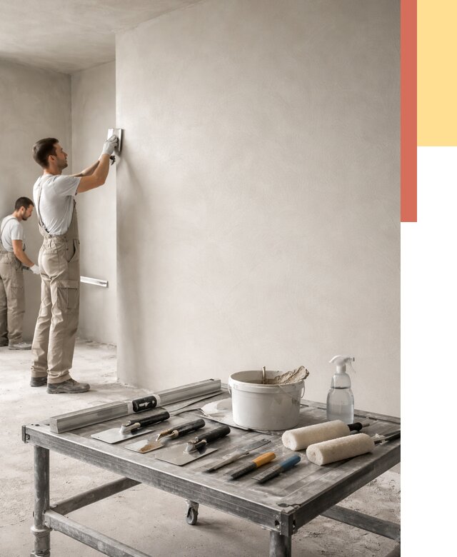 Штукатурка стен под покраску в Краснотурьинске от 4785 руб./м² — качественно и недорого | ОТДЕЛОЧНИК-Кту