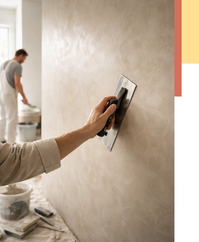 Венецианская штукатурка в Краснотурьинске от 3722 руб/м² — нанесение стен под ключ | ОТДЕЛОЧНИК-Кту