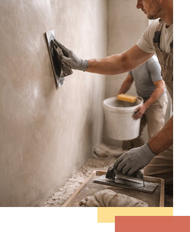 Нанесение марокканской штукатурки таделакт в Краснотурьинске