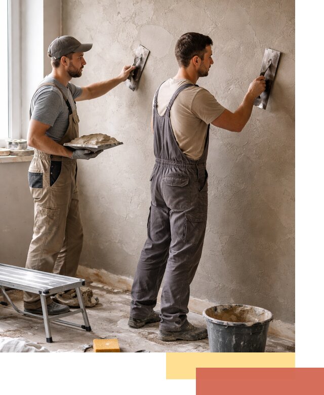 Ремонт декоративной штукатурки и восстановление фактуры в Краснотурьинске