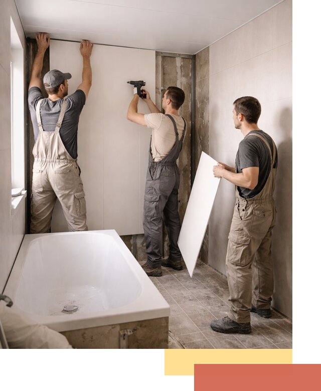 Отделка ванной панели ПВХ профессионально в Краснотурьинске