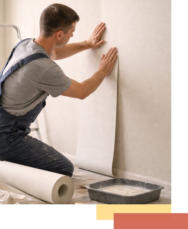 Поклейка флизелиновых обоев в Краснотурьинске качественно и быстро