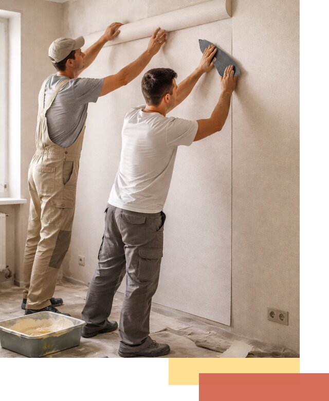 Поклейка виниловых обоев в Краснотурьинске профессионально и качественно