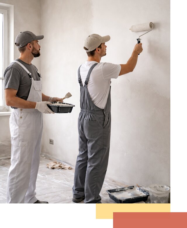 Покраска стен водоэмульсионной краской в Краснотурьинске