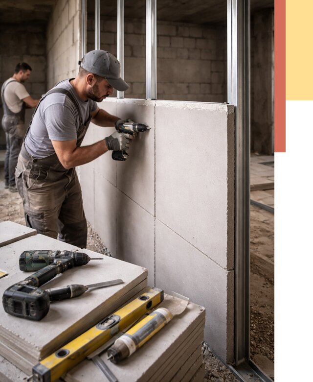 Кладка влагостойких перегородок ПГП в Краснотурьинске от 1276 руб. под ключ | ОТДЕЛОЧНИК-Кту