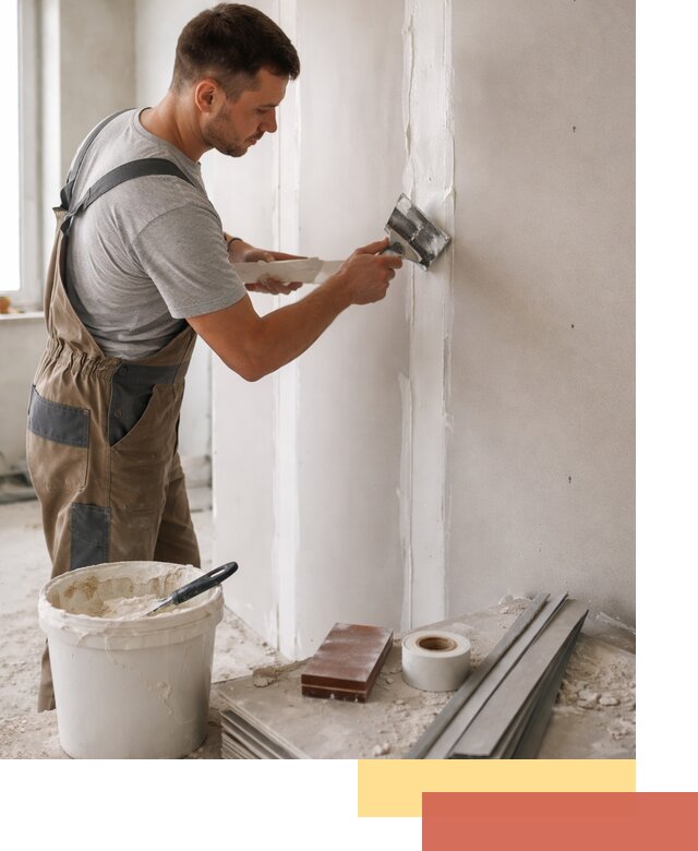 Шпаклевка перегородок из гипсокартона в Краснотурьинске качественно и быстро