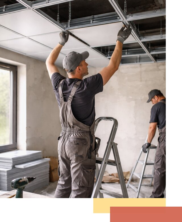 Монтаж кассетного потолка в Краснотурьинске качественно и быстро