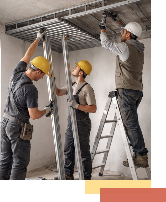 Монтаж реечного потолка под ключ в Краснотурьинске