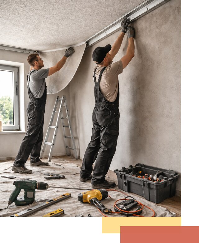 Монтаж фактурного натяжного потолка в Краснотурьинске качественно и быстро