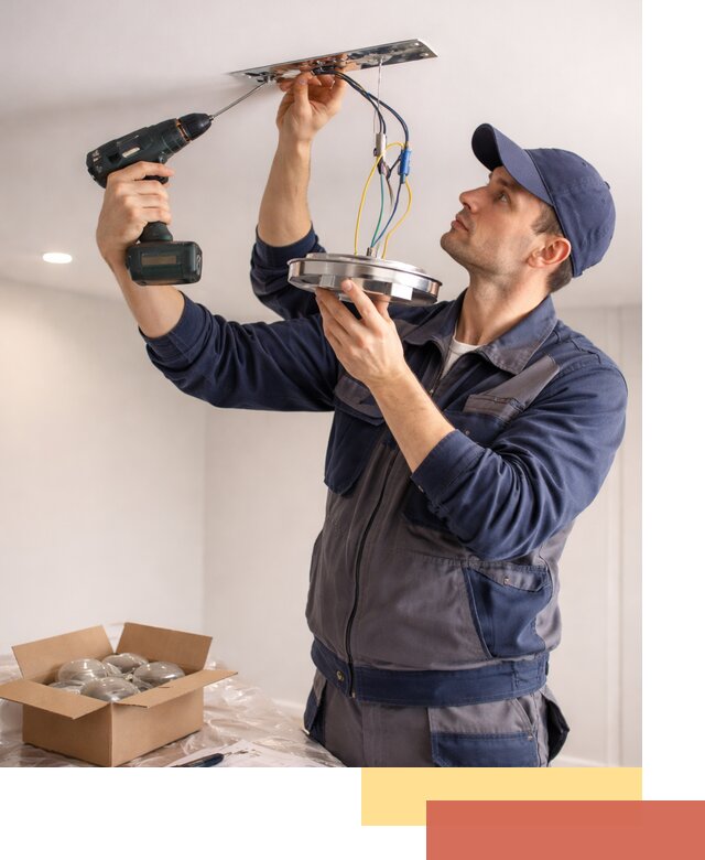 Установка люстры в натяжной потолок в Краснотурьинске