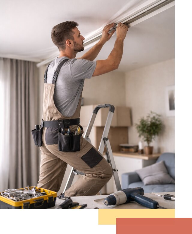 Ремонт натяжных потолков в Краснотурьинске — качественно и оперативно