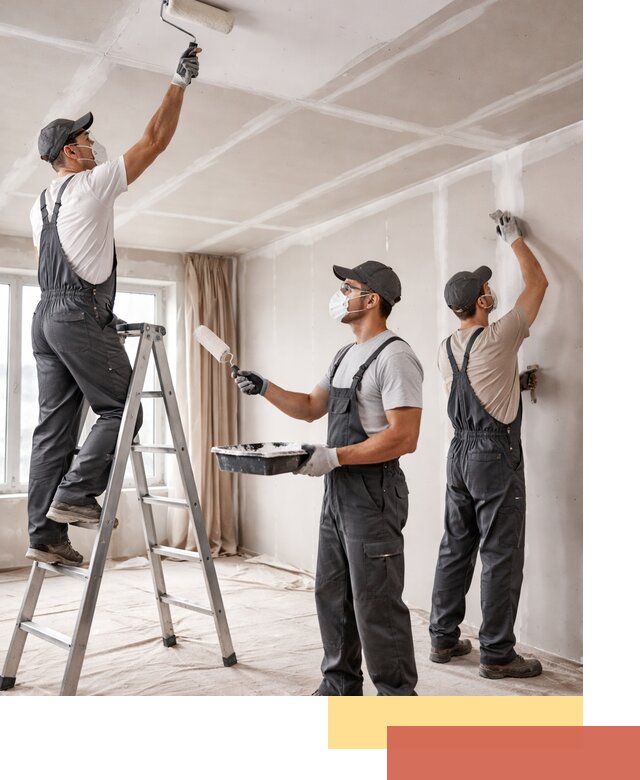 Покраска потолка из гипсокартона в Краснотурьинске качественно и недорого