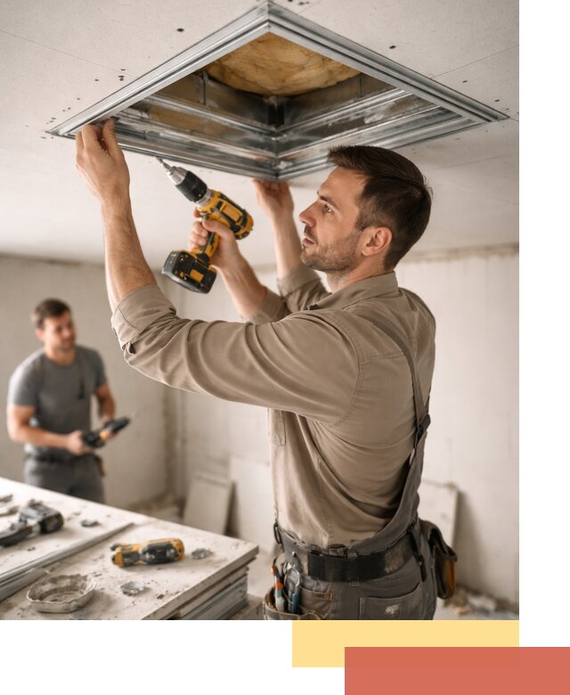 Монтаж люка в потолок из ГКЛ в Краснотурьинске