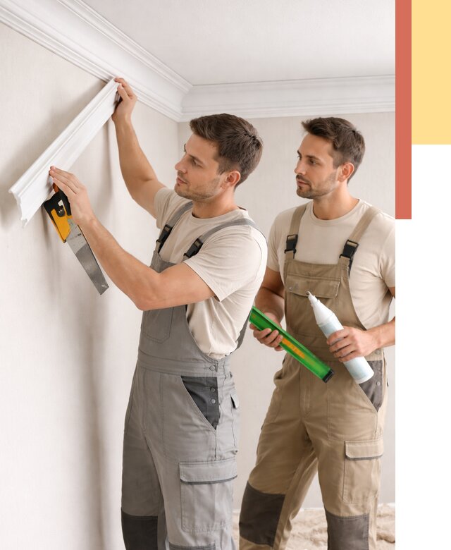 Монтаж потолочного плинтуса в Краснотурьинске от 2446 руб. — быстро и недорого | ОТДЕЛОЧНИК-Кту