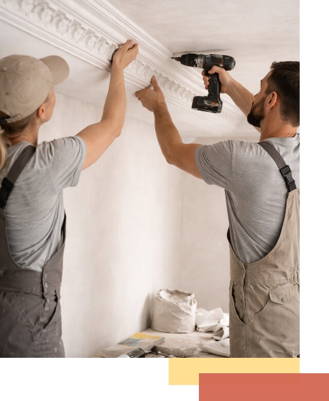 Профессиональный монтаж лепнины на потолок в Краснотурьинске